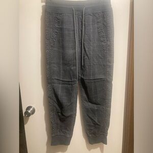 Anthropologie Gray Joggers with Tapered Leg and Elastic Cuffs